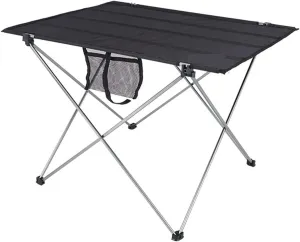 Outdoor Folding Table, Super Lightweight Portable Picnic Aluminum Alloy Barbecue Water-Resistant, Easy to Fold, 88.2lbs Capacity