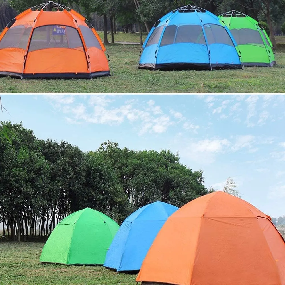 Outdoor Lightweight Tent for 5-8 Man, Portable Pop-Up Beach Tent Anti Quick Set up for Hiking Camping Outdoor Instant