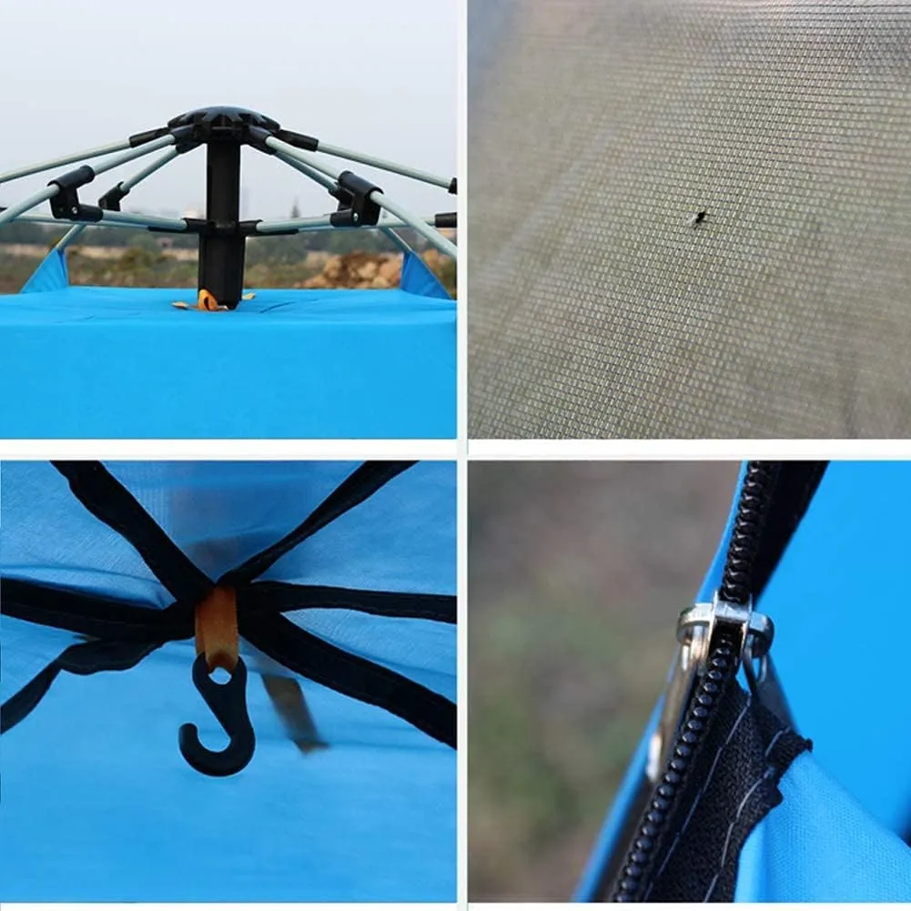 Outdoor Lightweight Tent for 5-8 Man, Portable Pop-Up Beach Tent Anti Quick Set up for Hiking Camping Outdoor Instant
