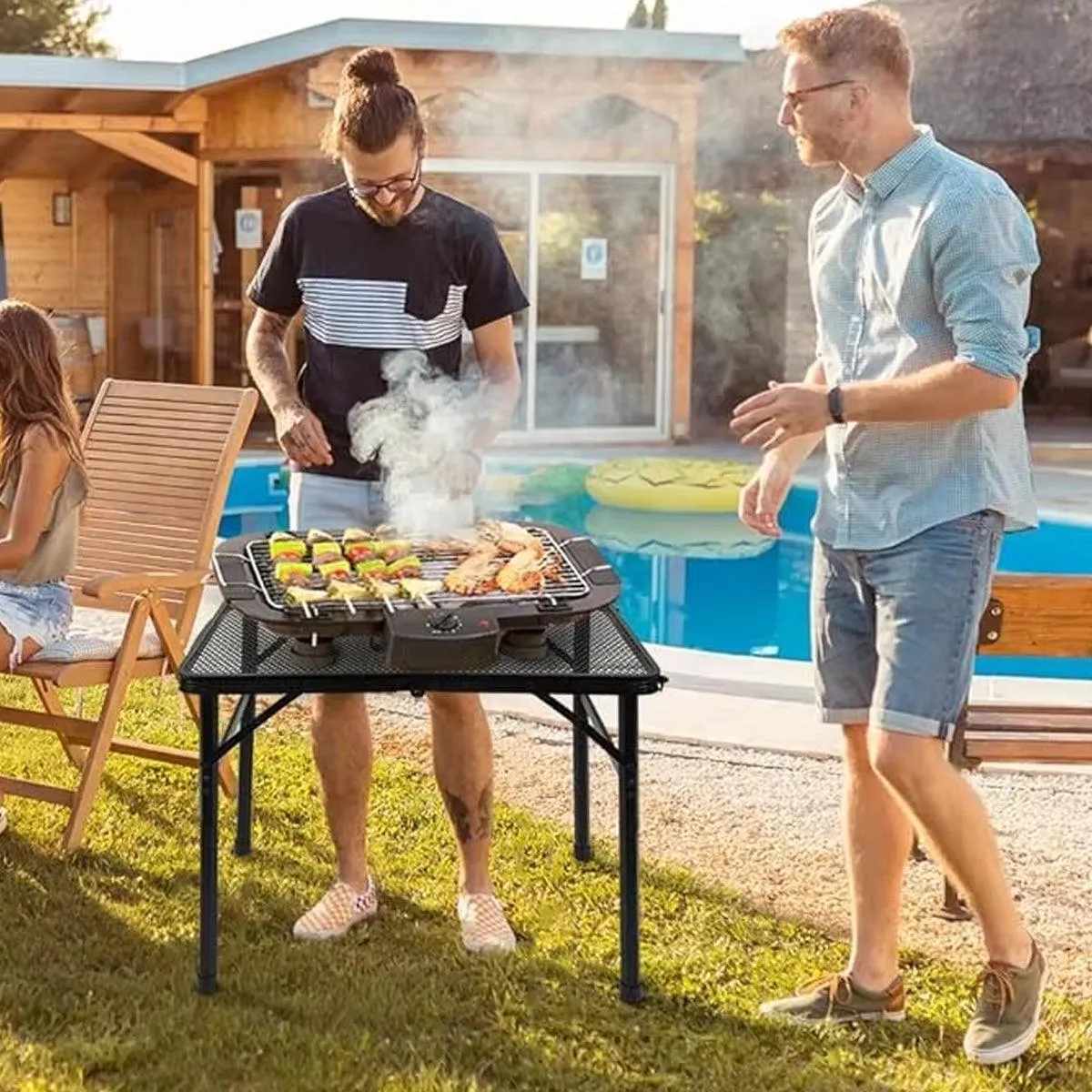 Outdoor Portable Folding Table Lightweight Camping Picnic Dining Travel Desk