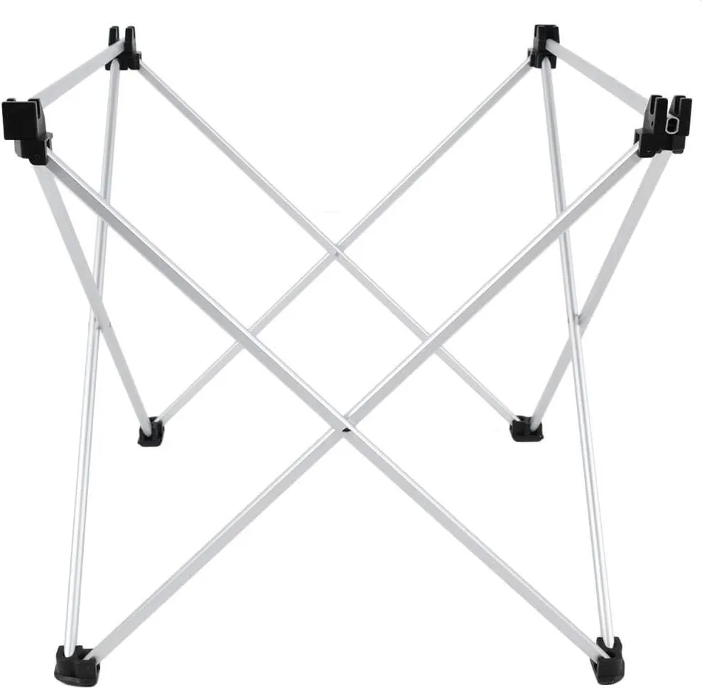 Outdoor Table, Aluminum Alloy Table Foldable Desk Table Outdoor Camping for Camping Hiking Picnic Fishing Garden Barbecue Nice Gift for Friends and Family(#1)