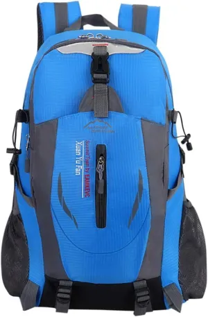 Outdoor Trekking Backpack Nylon Waterproof Hiking Travel 40L Large Capacity Knapsack Lightweight