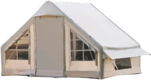 Outdoor Waterproof Inflatable Tent Portable Easy Setup Camping Tent with Canopy for 4-8 People