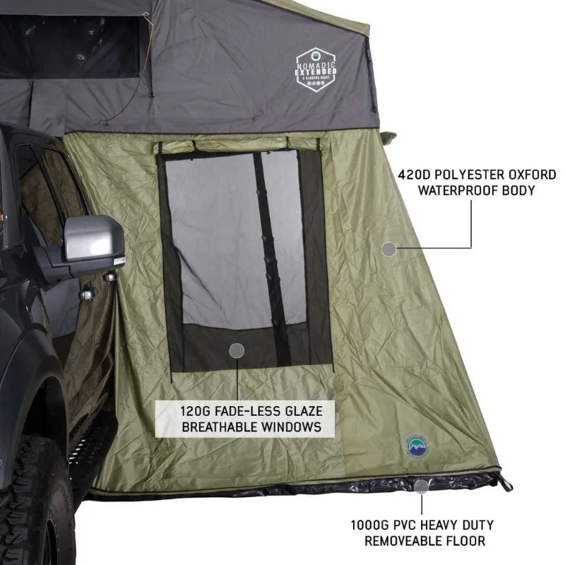 Overland Vehicle Systems Nomadic Roof Top Tent Annex