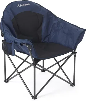 Oversized Camping Chairs for Adults, Padded Folding Camp Chair for Outdoor, Lawn, Picnic, Fishing, Sports
