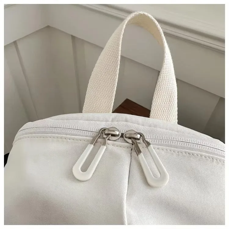 Oxford Cloth Backpack – Simple, Spacious, and Versatile for Travel or School