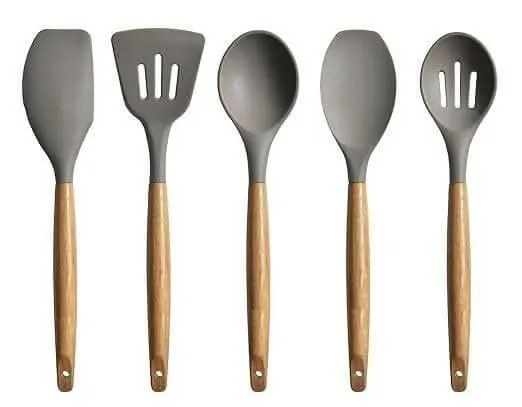 P-Plus International Silicone Spatula Set (5 Pcs)