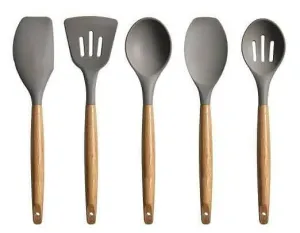 P-Plus International Silicone Spatula Set (5 Pcs)