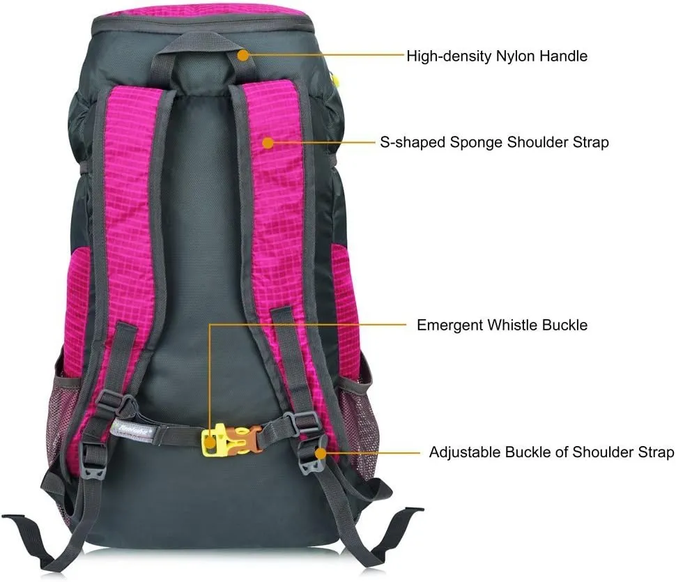 Packable Hiking Backpack Ultralight Foldable Waterproof Travel Daypack Sports Bag