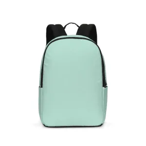 Pale Pastel Cool Green Waterproof Backpack | Bright Pale Pastel Cool Green | C30M0Y22K0