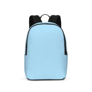Pale Pastel Cyan Waterproof Backpack | Bright Pale Pastel Cyan | C30M0Y0K0