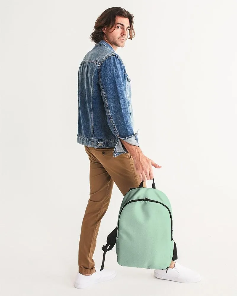 Pale Pastel Green Waterproof Backpack | Bright Pale Pastel Green | C30M0Y30K0