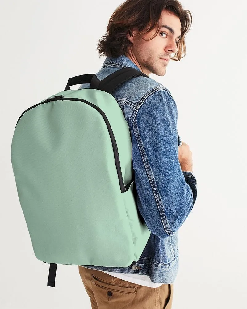 Pale Pastel Green Waterproof Backpack | Bright Pale Pastel Green | C30M0Y30K0