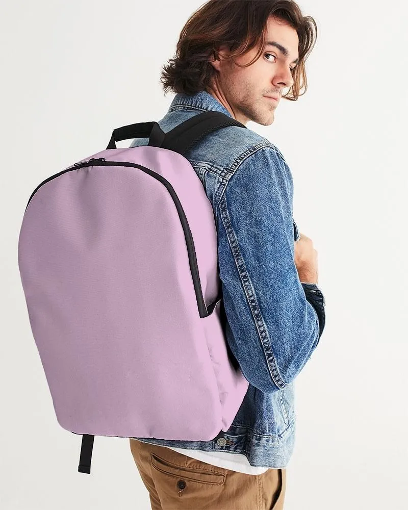 Pale Pastel Magenta Purple Waterproof Backpack | Bright Pale Pastel Magenta Purple | C8M30Y0K0