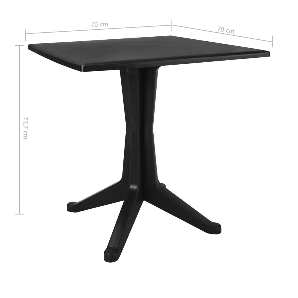 Patio Table Outdoor Dining Table Camping Picnic Garden Furniture Plastic
