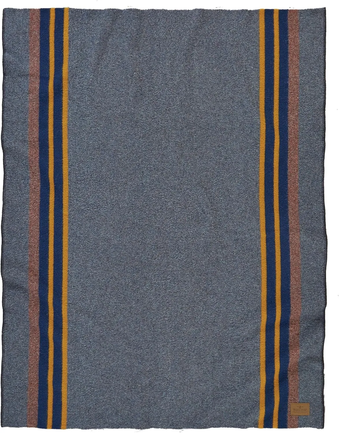 Pendleton Yakima Throw 54" x 66" - Wool Cotton, Lightweight, Soft and Durable Wool Throw for Home and Travel -Lake