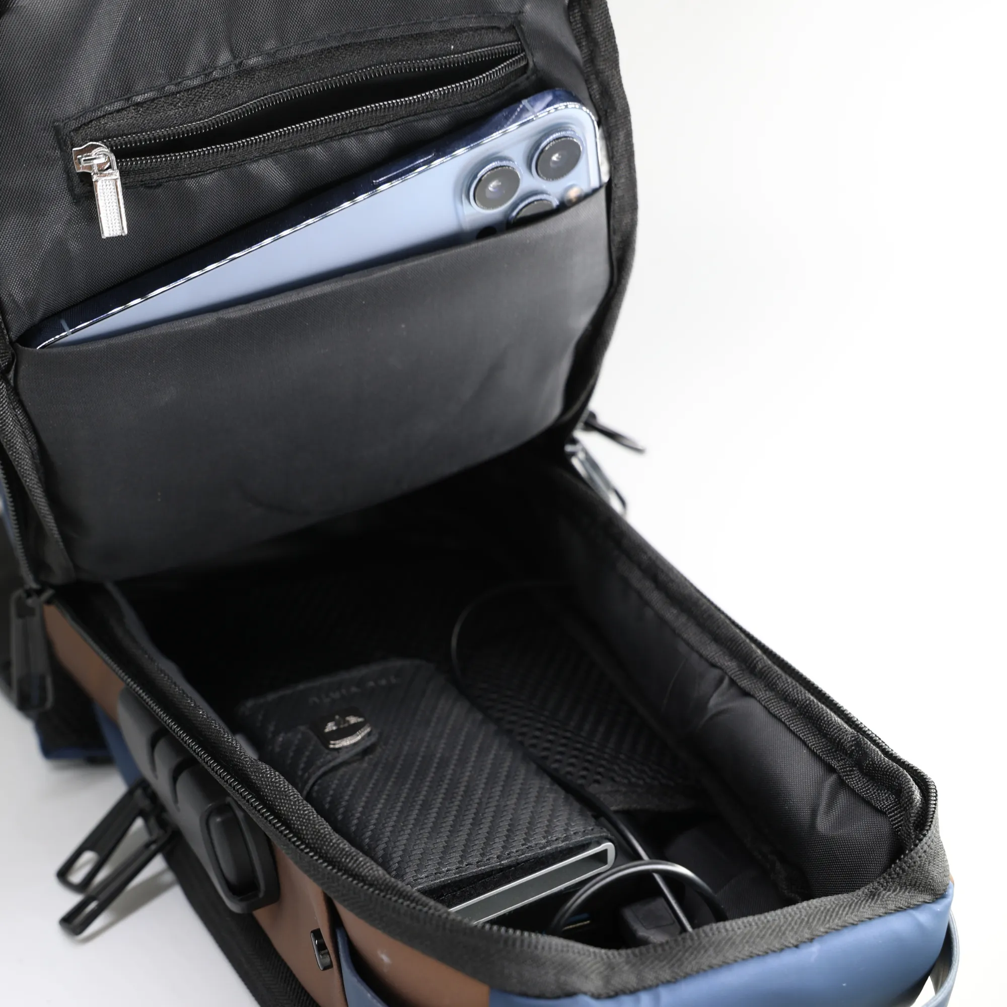 PIGEON Anti theft Crossbody Sling bag, Shoulder Backpack,Lightweight with USB