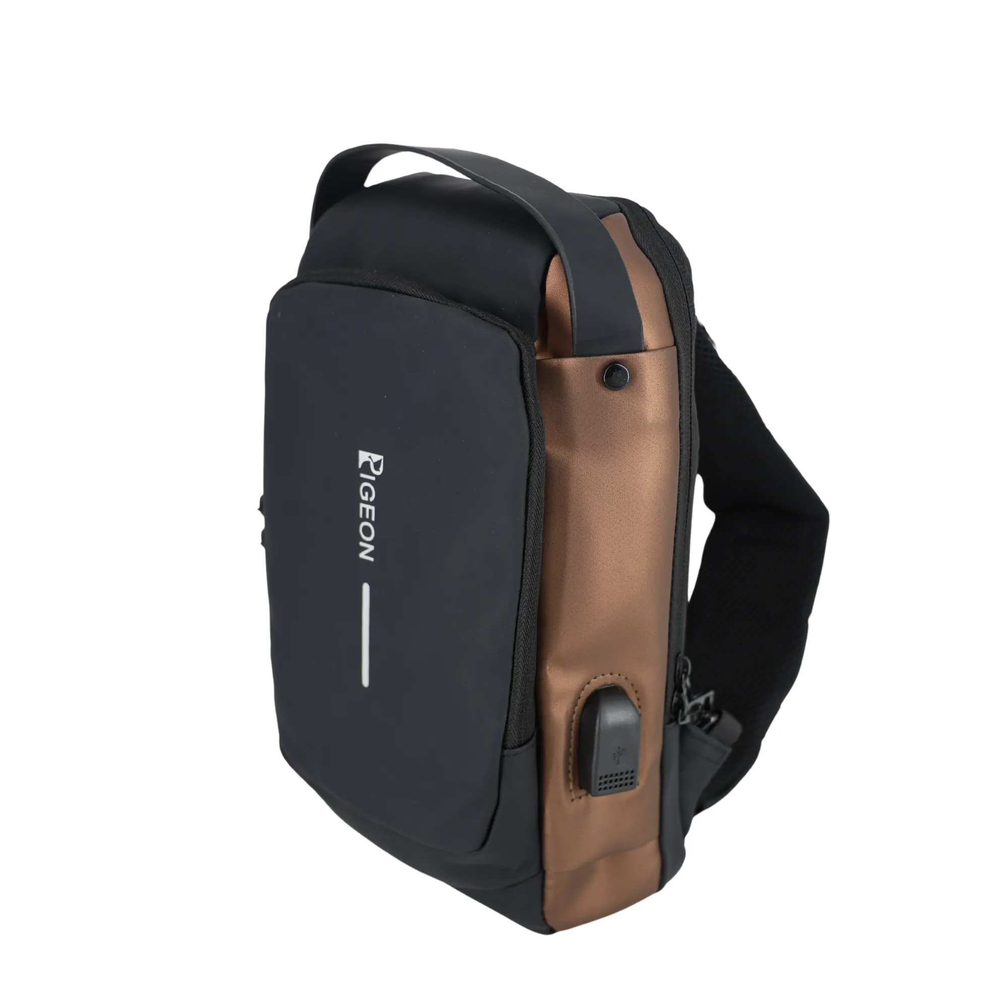 PIGEON Anti theft Crossbody Sling bag, Shoulder Backpack,Lightweight with USB