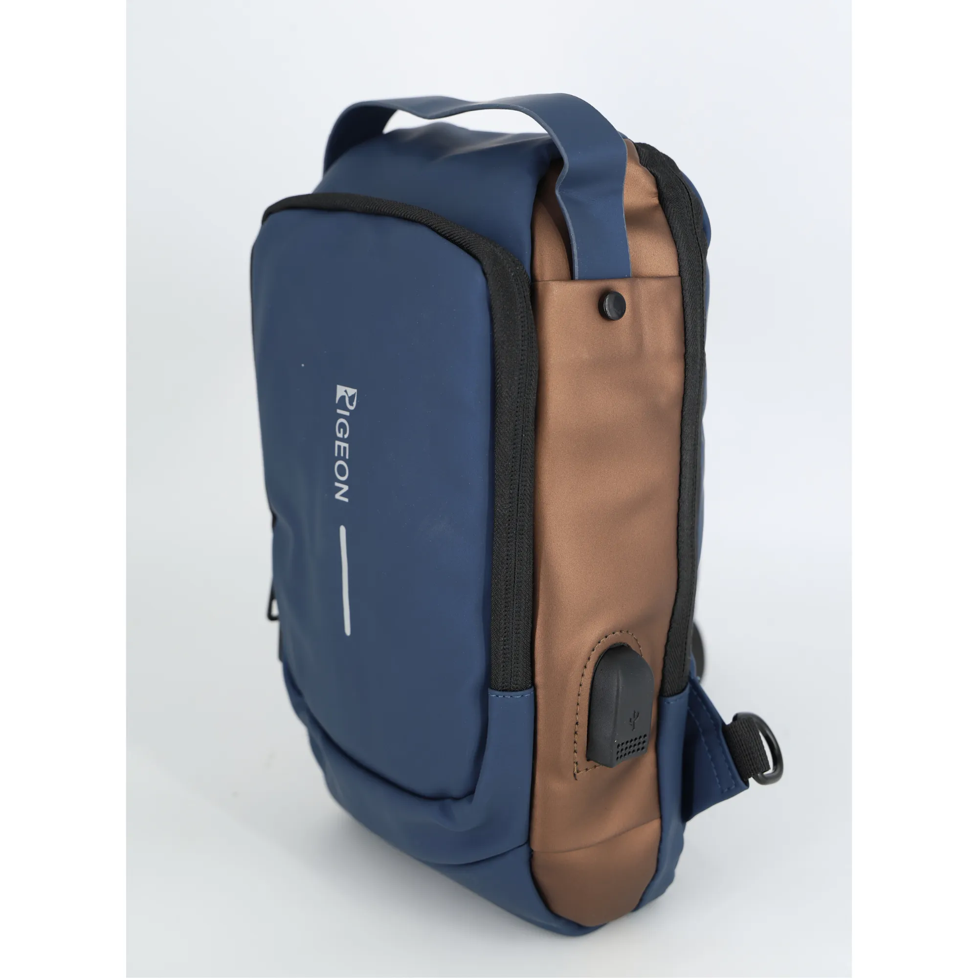 PIGEON Anti theft Crossbody Sling bag, Shoulder Backpack,Lightweight with USB
