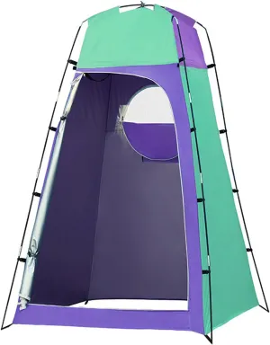 Pop Up Privacy Shower Tent, Portable Outdoor Camping Bathroom Toilet Tent, Changing Dressing Room Privacy Shelters Room, Lightweight & Sturdy, Foldable for Outdoors Indoors