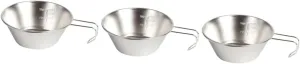 POPETPOP Camping Cookware Steel Bowl Foldable Cups Water Portable Camping Mug Camping Accessories Picnic Supplies