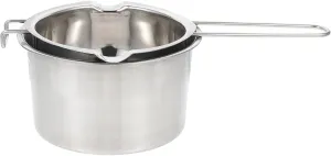 POPETPOP Professional Compact Melting Pot Lid Stainless Steel Cheese Melt Pot for Family