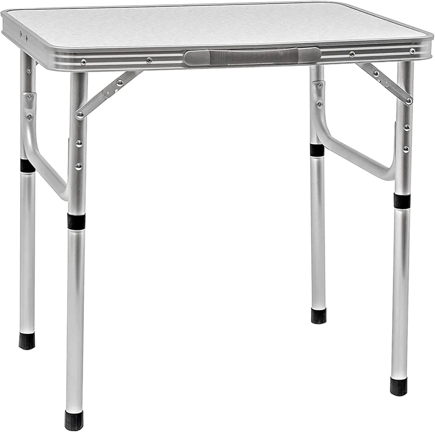 Portable Aluminum Folding Picnic Table with Carry Handle Lightweight and Foldable for Camping and Outdoor Activities