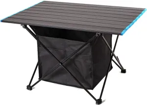 Portable Aluminum Outdoor Camping Table Folding Camping Table with Carrying Bag Outdoor Indoor BBQ Dining Table for Camp, Hiking, Beach, BBQ, Kitchen,M