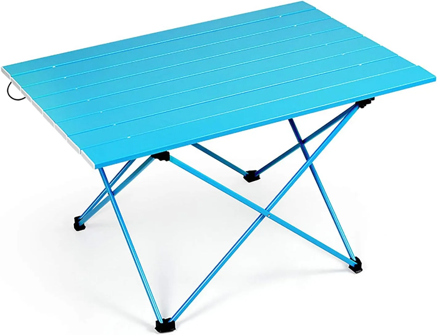 Portable Camping Table Aluminum Alloy Folding Ultra-Light Camping Table Equipped with a Carrying Bag Easy to Store Suitable for Camping Hiking Fishing Picnic Sports Travel