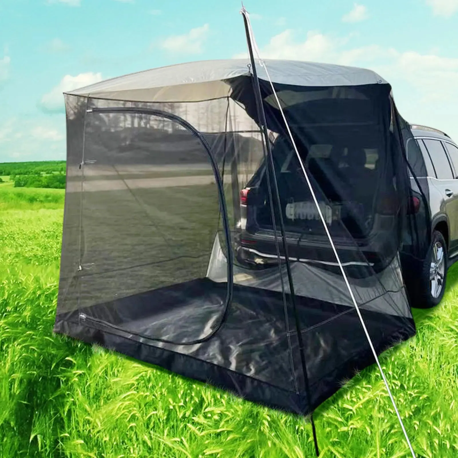 Portable Car Tent Universal Camping Sun Shade