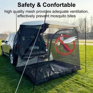 Portable Car Tent Universal Camping Sun Shade