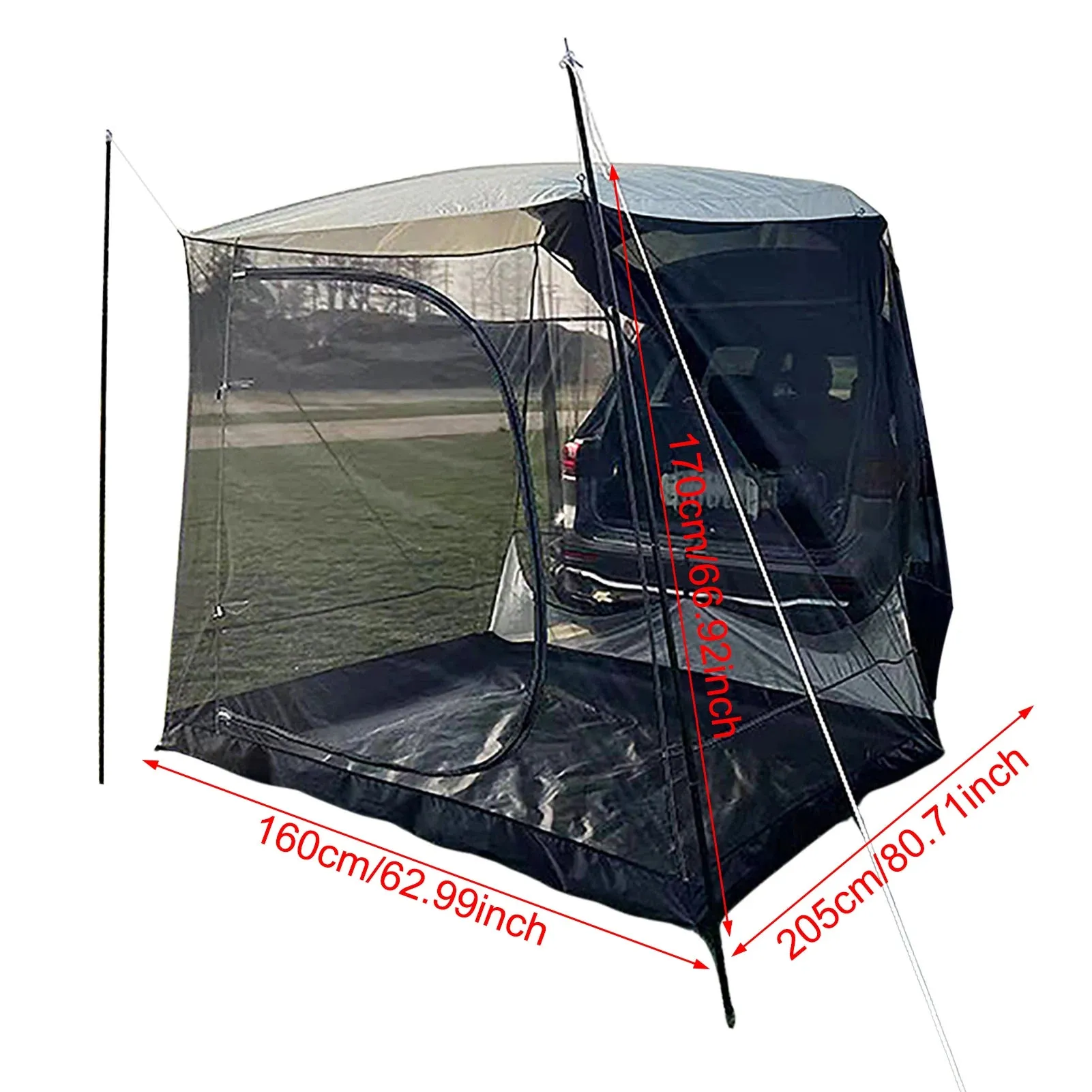 Portable Car Tent Universal Camping Sun Shade