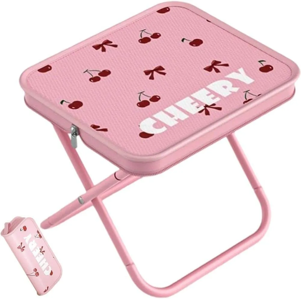 Portable Folding Stool Lightweight Picnic Chair Compact Fishing Seat for Outdoor Travel Hiking Camping Backpacking