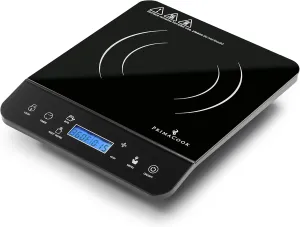 Portable Induction Cooktop - Single Burner Induction Hot Plate - Safe, Fast Heating for Gourmet Cooking - Sleek Design with Touch Controls - Energy Efficient Home Food Preparation (Black)