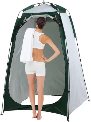 Portable Instant Pop Up Tent Foldable Camping Shower Tent with Carry Bag Dressing Room Privacy Shelter Portable Outdoor Bathroom Tent for Camping Beach Easy Set Up