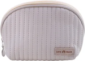 Portable Lipstick Storage Bag Girl Leather Makeup Women Cosmetic Bag Travel Waterproof Toiletries Organizer Zipper