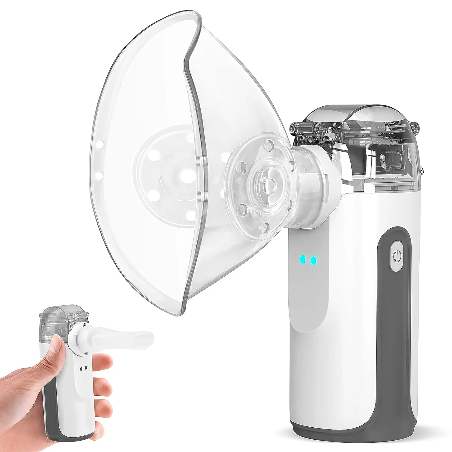 Portable Nebulizer - Mini Nebulizer Machine,Handheld Nebulizer for Breathing Problems,Nebulizer for Travel and Household Use with 1 Set Accessories