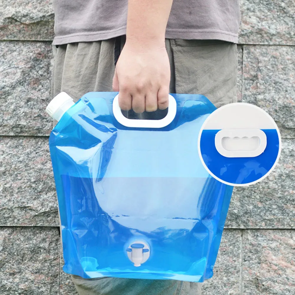 Portable Outdoor Foldable Collapsible Water Bags for Camping, Hiking, Picnic, BBQ