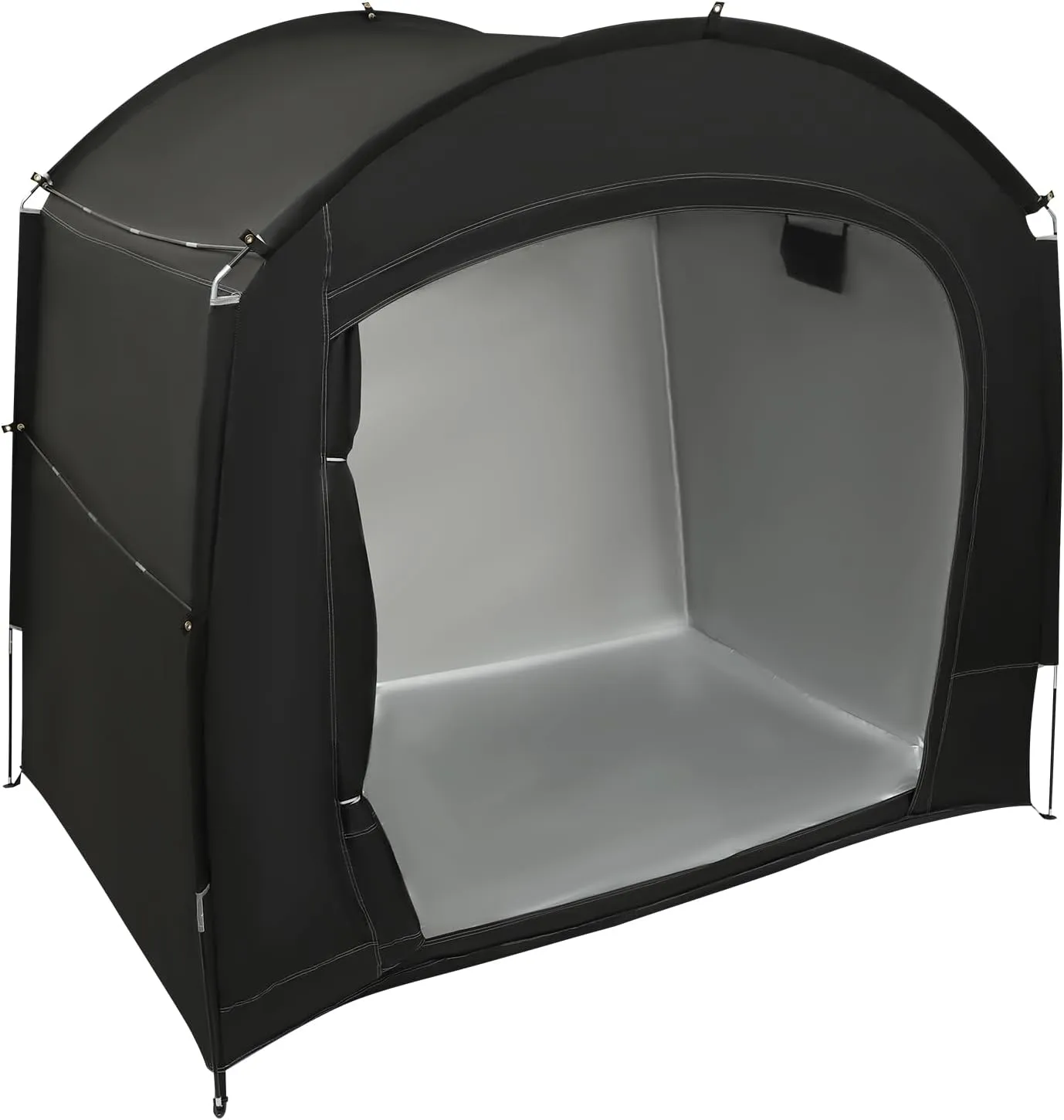 Portable Outdoor Tent Camping Changing Room Privacy Shelter Bike Storage Tent Bike Cover, Outdoor Travel Privacy Tent, Bicycle Tent Waterproof 210D Oxford Fabric W/Bag(86.61 * 59.06 * 72.83in)