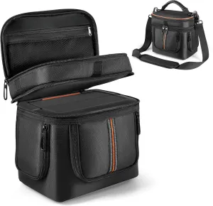 Portable Power Station Carrying Storage Bag Compatible with Jackery Explorer 240 v2, Travel Case for Solar Generator, Charging Cable and Accessories