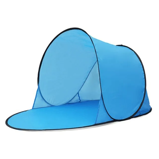 Portable Powerful Tent Beach Beachs Open Beach Value for money Tent Camping Pop Shade Automatic Mat UV Folding Automatic Fully Sun Up Hiking Anti-UV