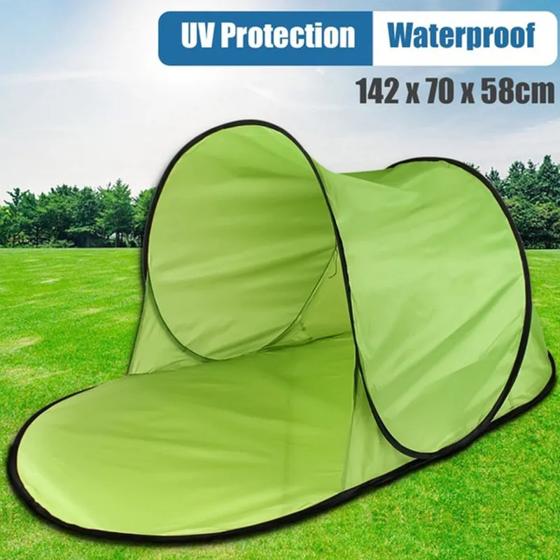 Portable Powerful Tent Beach Beachs Open Beach Value for money Tent Camping Pop Shade Automatic Mat UV Folding Automatic Fully Sun Up Hiking Anti-UV