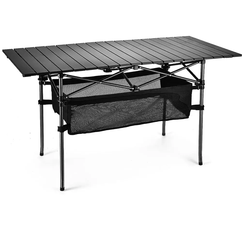 Portable Waterproof Aluminum Camping Table - Lightweight & Rust-Resistant Picnic Desk