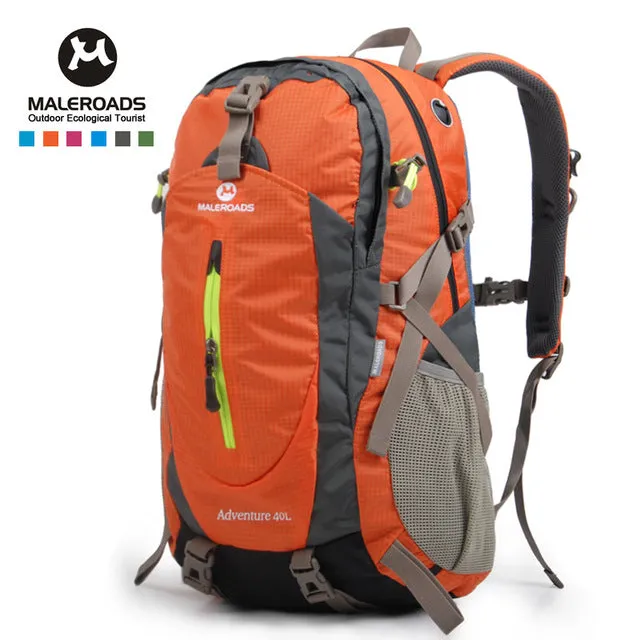 Price guarantee Problem-solving Hiking Maleroads Unisex Camping Backpack 