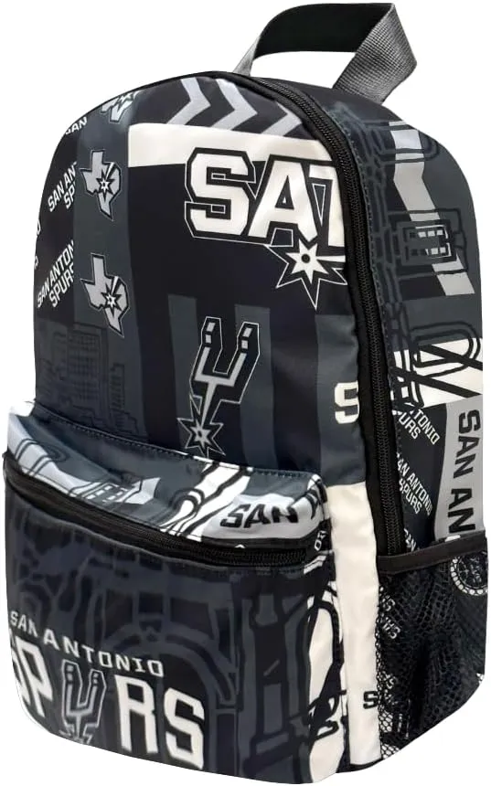 Pro Specialties Group San Antonio Spurs basketball travel backpack, hiking, gym Backpack durable bag designed for men and women. Ideal for Adults, extra-large & waterproof use for various activities