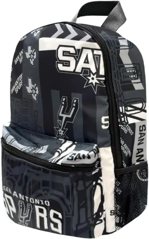 Pro Specialties Group San Antonio Spurs basketball travel backpack, hiking, gym Backpack durable bag designed for men and women. Ideal for Adults, extra-large & waterproof use for various activities