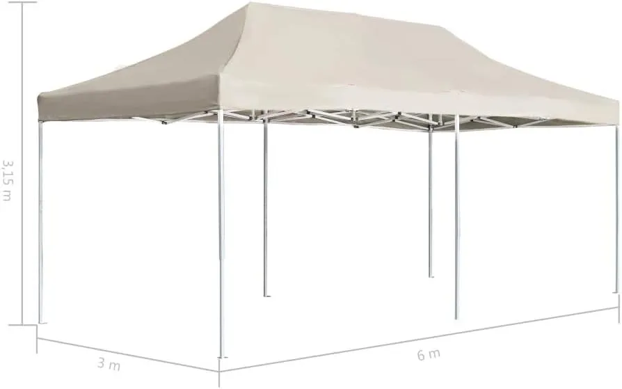 Professional Folding Party Tent, Pop Up Canopy Tent Commercial Instant Shelter Tent Heavy Duty Event Tent PavilionPortable Waterproof Canopy Folding Wheeled Bag Canopy Sandbags 236.2x118.1
