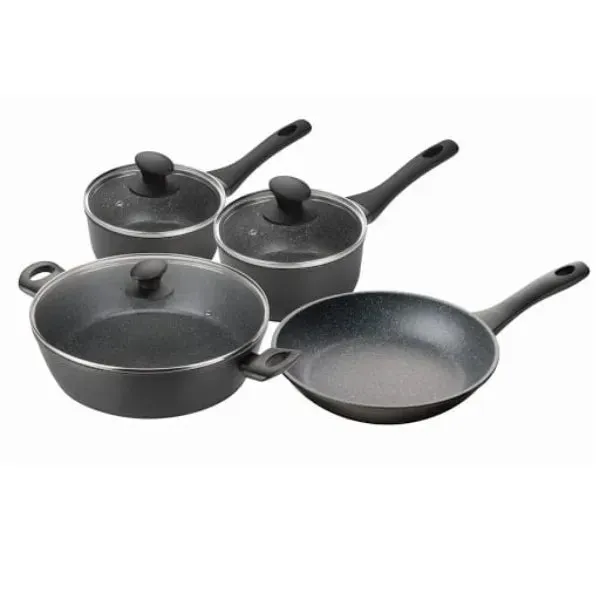 Pyrolux Pyrostone Nonstick Cookware Set - 4 Piece(Fry Pan, Casserole, Saute Pan, Stock Pot)