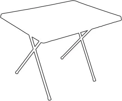 Quest Fleetwood Master Folding Camping Table
