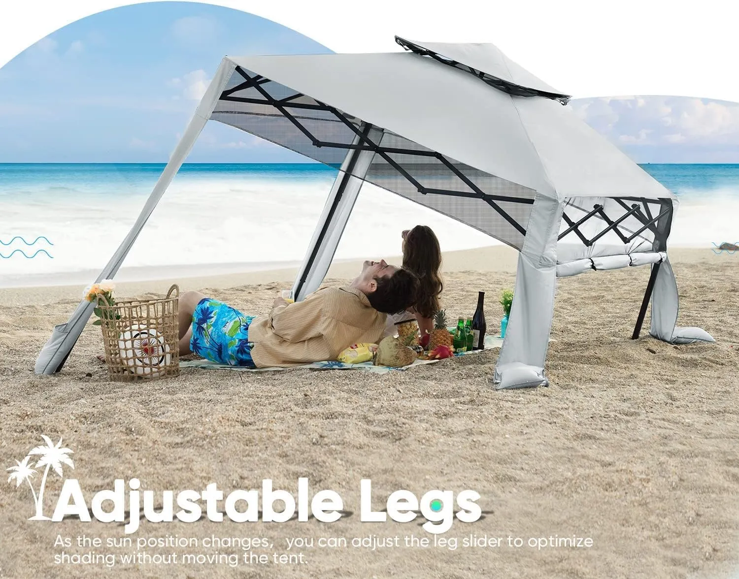 Quictent 10x10 Pop Up Canopy Tent Lightweight, Portable, and Versatile for Beach and Sporting Events with Sun Protection and Easy Setup